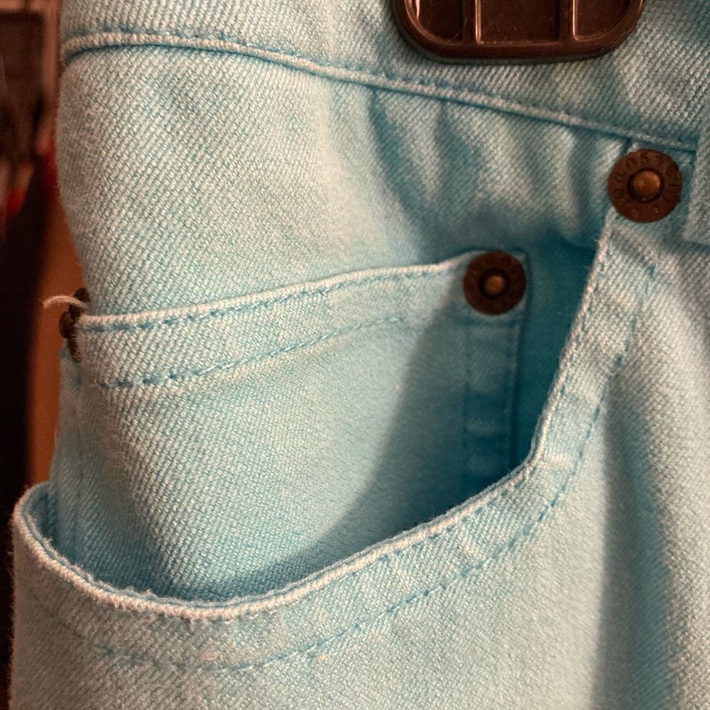 TURQUOISE ERIC JEANS SZ 14P - Picture 7 of 7